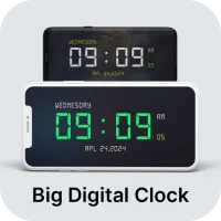Big Digital Clock Display