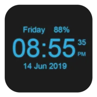 Digital Clock Live Wallpaper