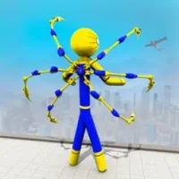 Stickman Spider Rope Hero Game
