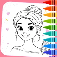 Doll & Princess Coloring book
