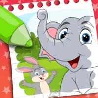 Master Coloring Book Animals