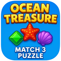 Ocean Treasure Match 3 Puzzle