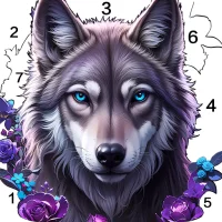 Animal Color-Paint By Number