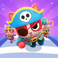 Cat Runner 3D: Crowd Up