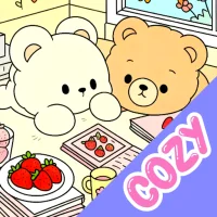 Cute Doll Cozy Coloring Book