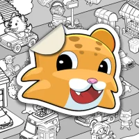 Sticker Saga: Cat's Adventures