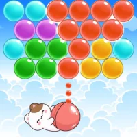 Cat bubble shooter game