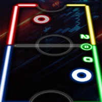 Glow Hockey: Neon Challenge