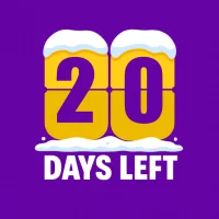 20 days left: Countdown widget