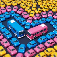 Car Jam Puzzle: Bus Parking