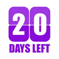 20 days left: Countdown