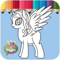 Unicorn Coloring - Coloring Pa