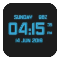 Digital Clock Wallpaper