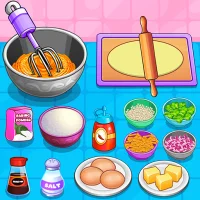 Kitchen Set Cooking Chef Time
