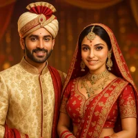 Indian Wedding DressUp Makeup