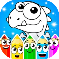 Coloring dinosaurs