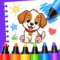 Boys Coloring Book Game